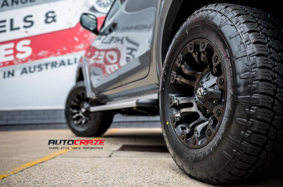 MITSUBISHI TRITON VAPOR BLACK MACHINED WITH DARK TINT